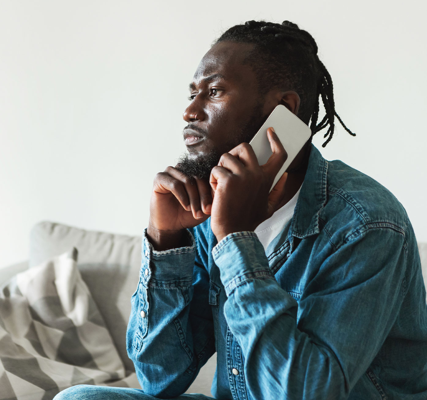 Man on the phone